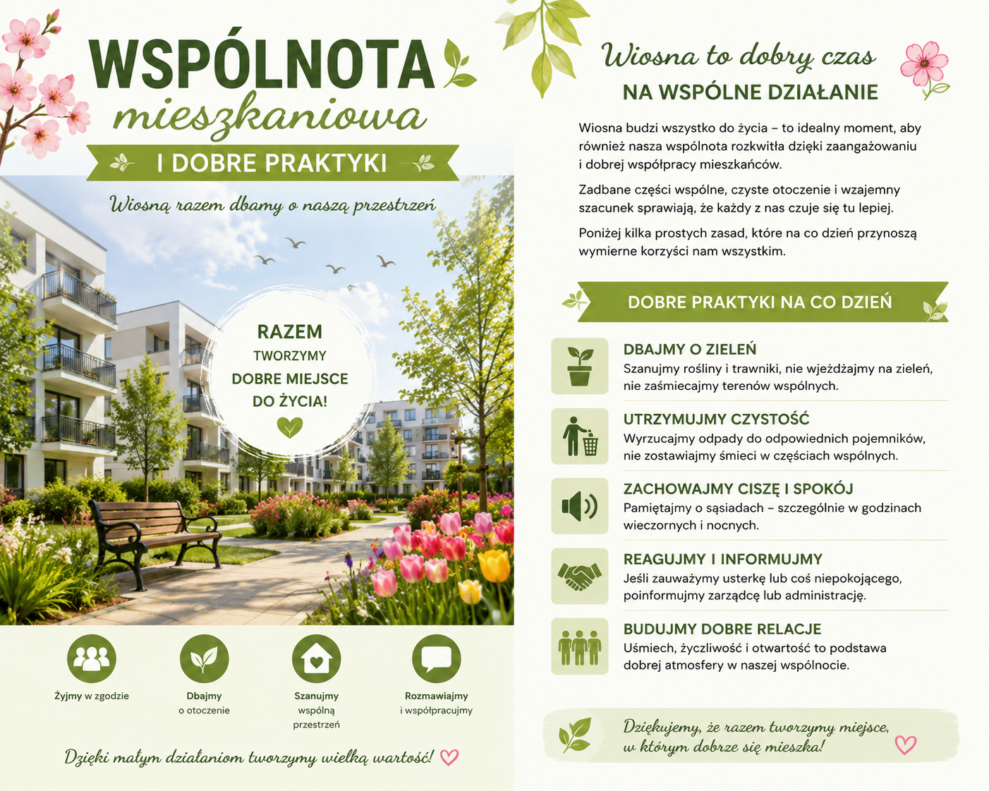 Zdjęcie: Wspólnota mieszkaniowa i dobre praktyki.