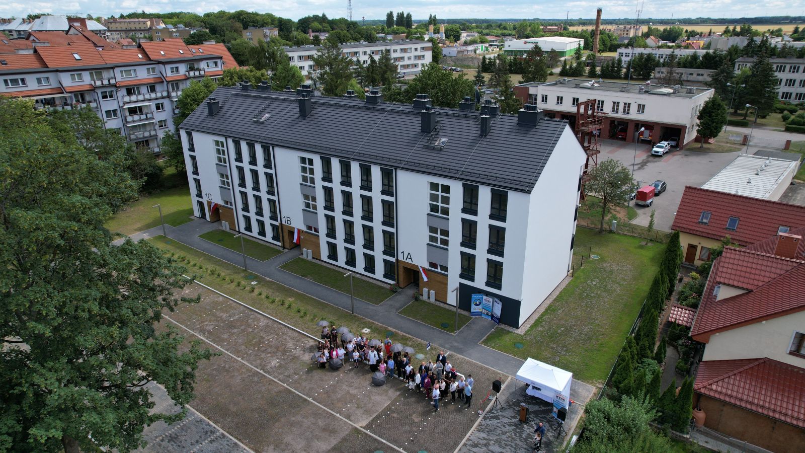 Zdjęcie: Uroczyste otwarcie budynku przy ul. Wolińskiej 1A, 1B, 1C w Kamieniu Pomorskim