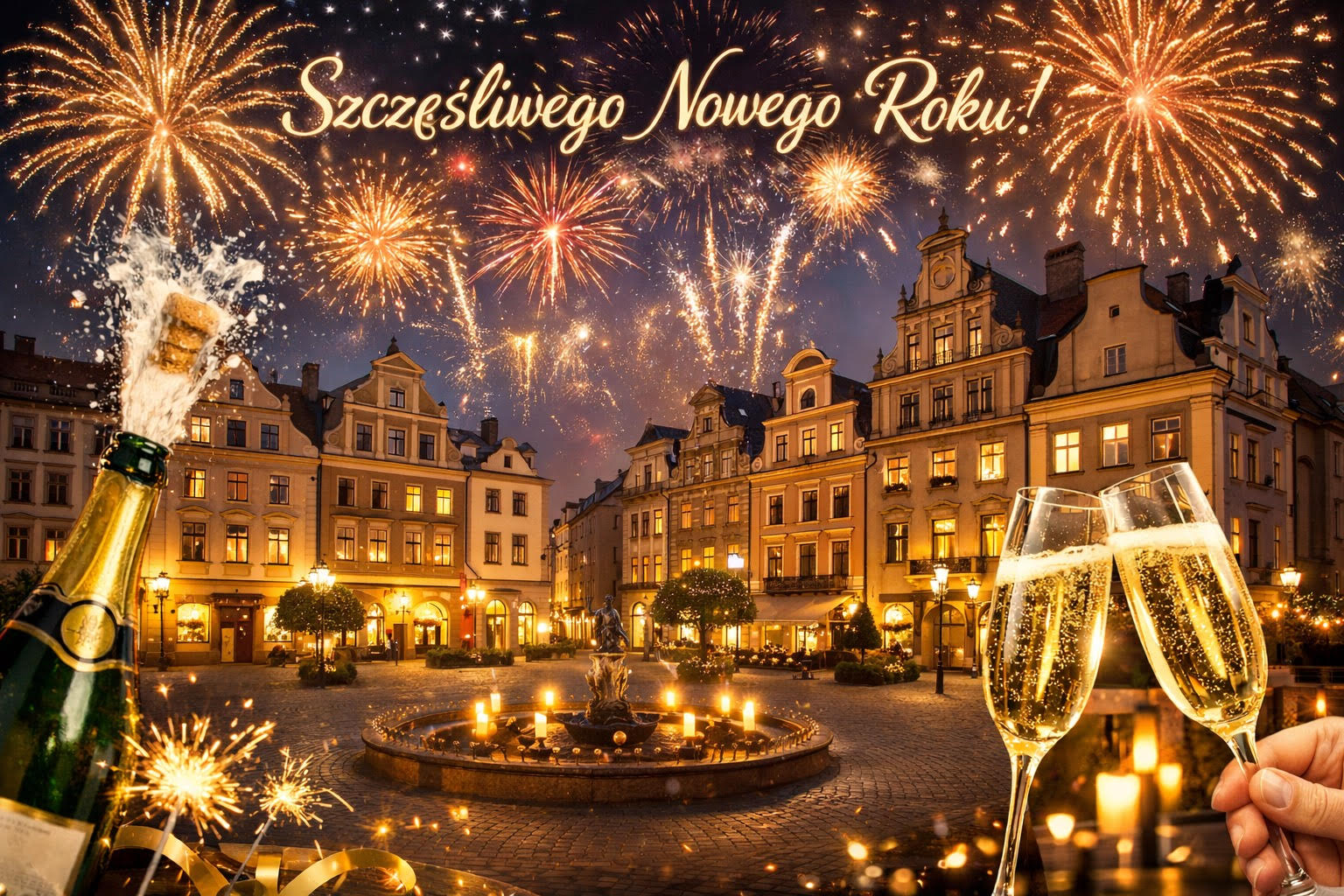 Zdjęcie: Szczęśliwego Nowego Roku!    Życzą  Prezes Zarządu oraz Pracownicy  Kamieńskiego Towarzystwa Budownictwa Społecznego Spółka z o.o.